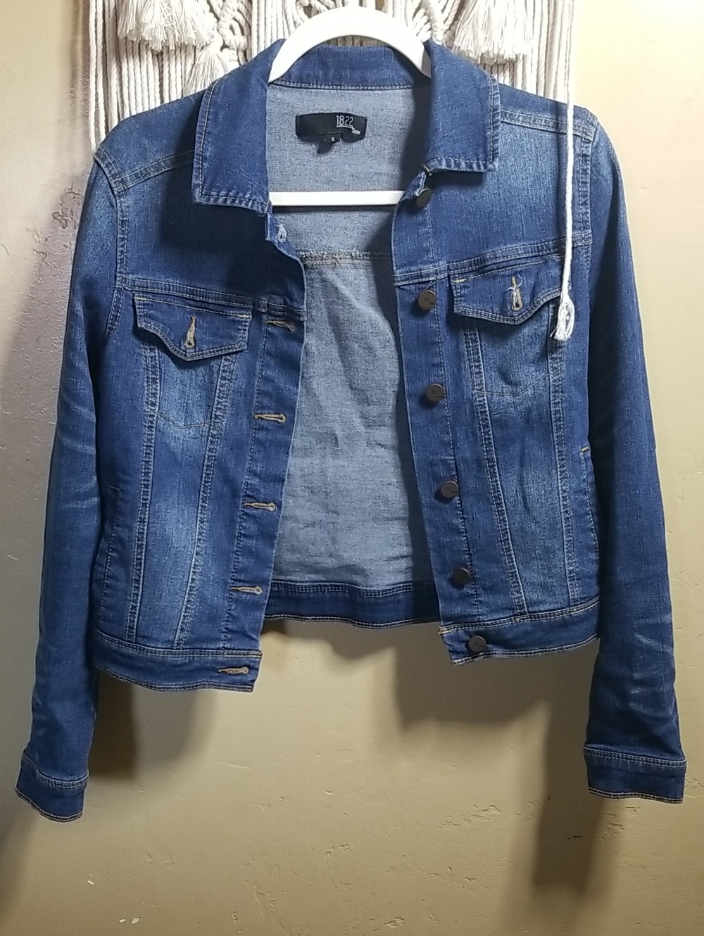 1822 Denim Blue Women's Jean Jacket